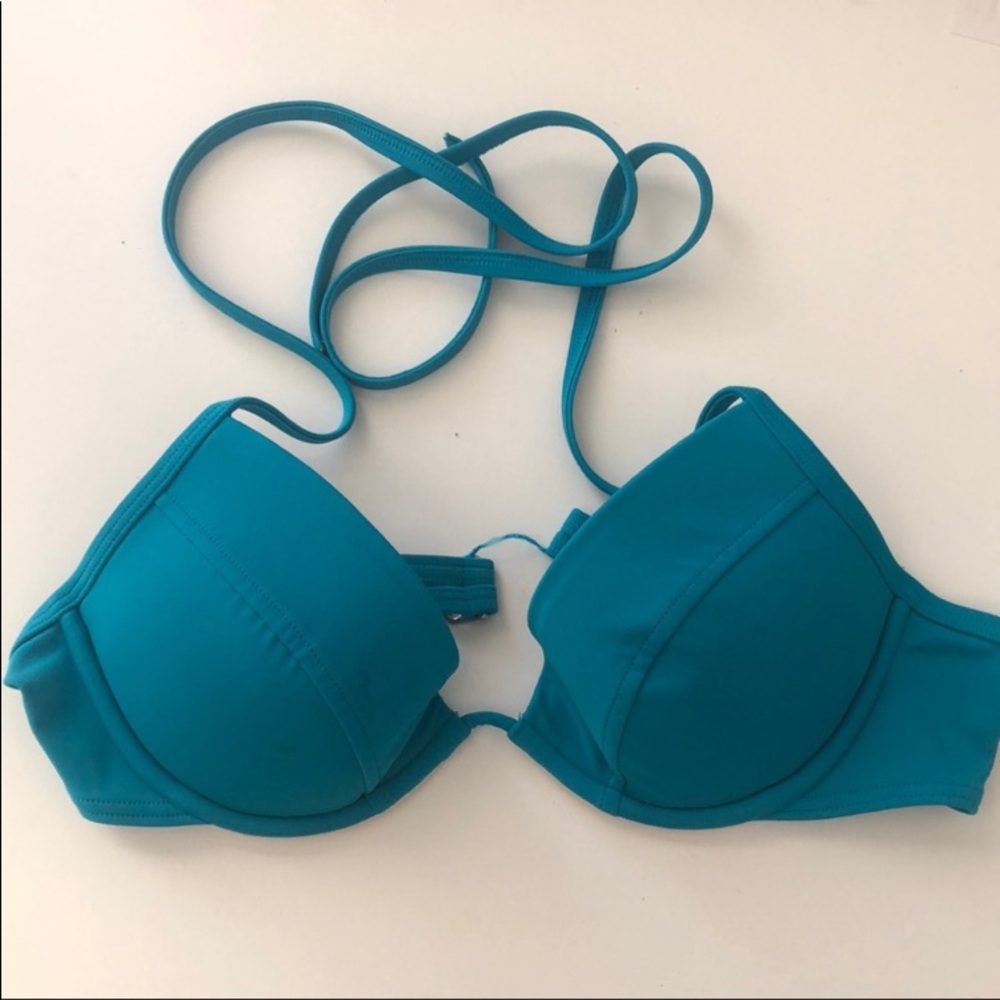 VICTORIA SECRET TEAL BIKINI TOP 34A